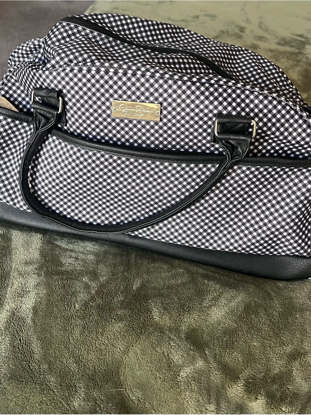 Jessica Simpson Rolling Duffel Carry-On Travel Bag